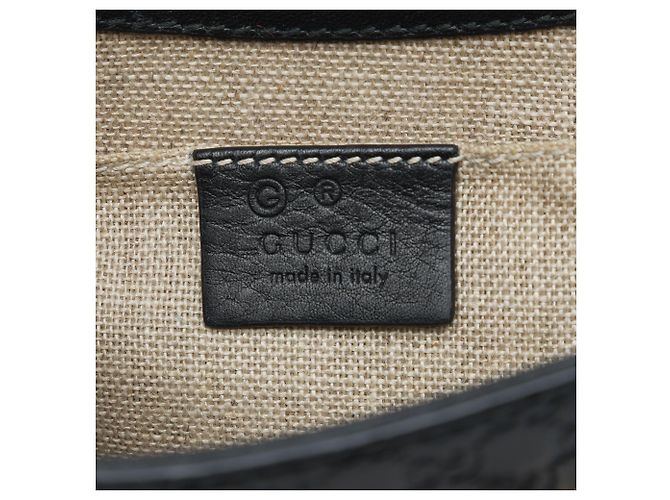 Gucci Black Mini Microguccissima Emily Crossbody Nero - vista 5