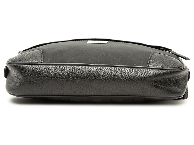Borsetta a vita Gucci in nylon GG nero - vista 3