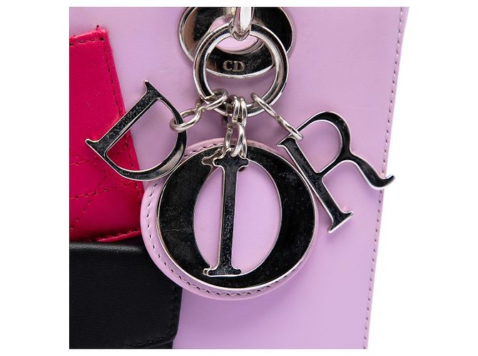 Autre Marque Dior Purple Medium Calfskin Pockets Lady Dior Porpora - vista 5