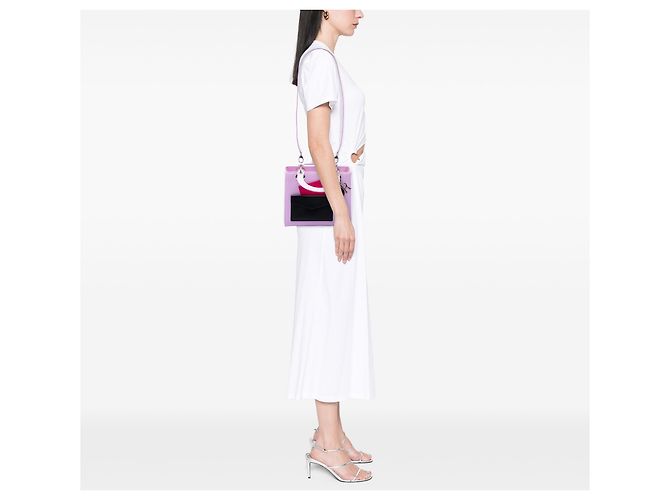 Autre Marque Dior Purple Medium Calfskin Pockets Lady Dior Porpora - vista 6