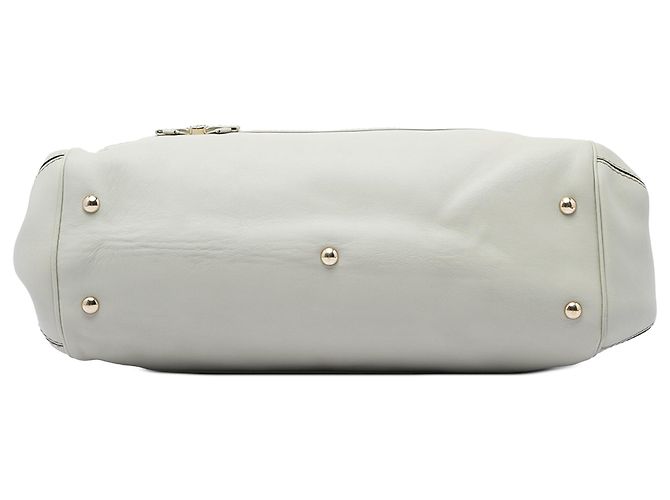 Bolsa Satchel Gucci White Guccissima Mayfair Branco - vista 3