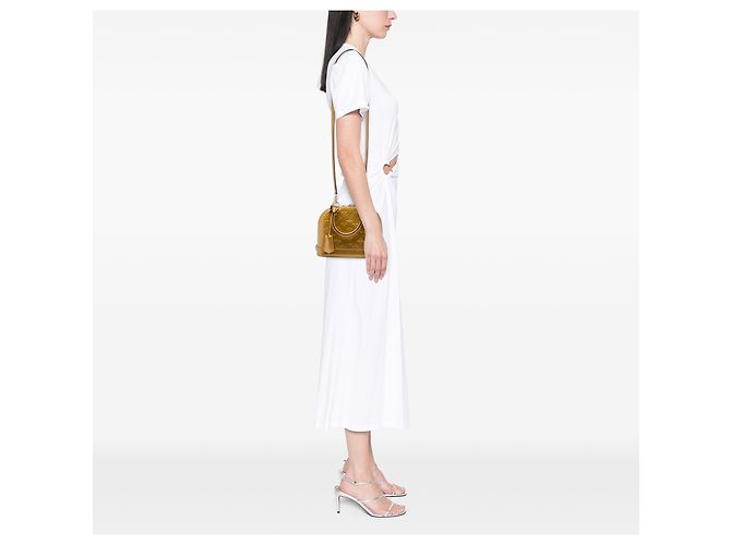 Louis Vuitton Gold Monogram Vernis Alma BB Doré - vue 5