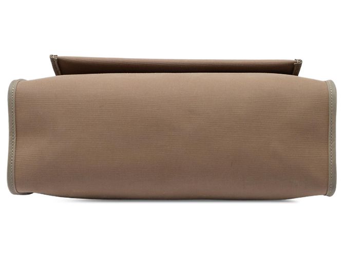 Hermès Brown Toile Herbag Zip 31 Castaño Marrón claro - vista 3