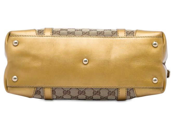 Gucci Lovely Tote aus beigem GG Canvas - Ansicht 3