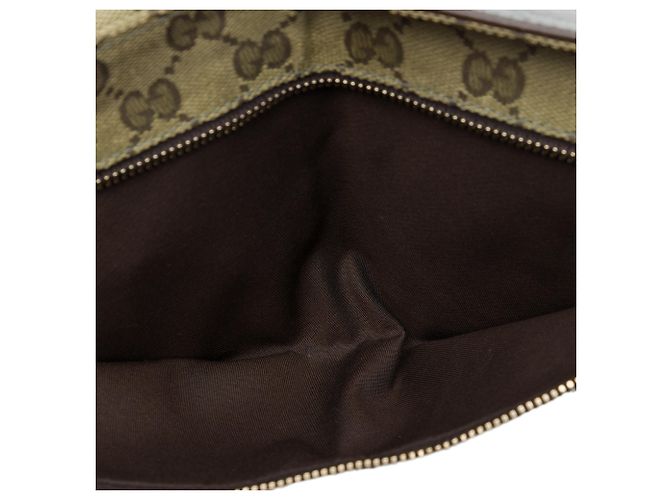 Gucci Beige GG Canvas Web Double Pocket Belt Bag - view 4