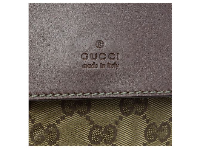 Gucci Beige GG Canvas Web Double Pocket Belt Bag - view 5