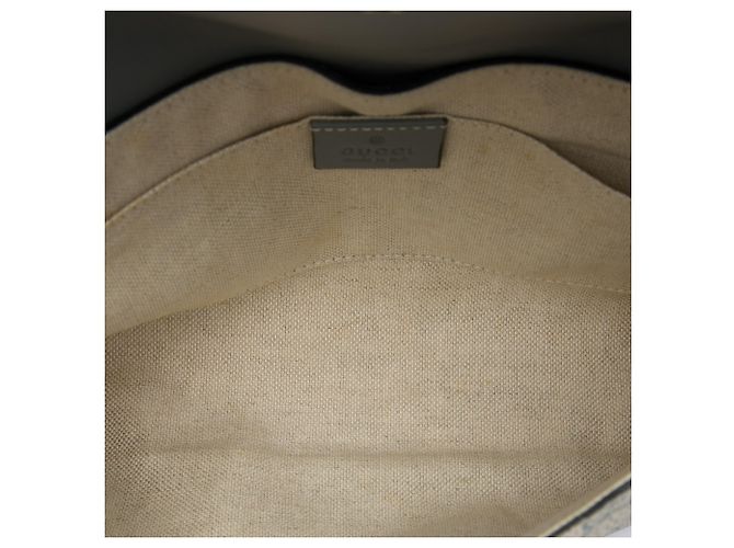 Gucci Beige GG Supreme Gürteltasche mit Klappe - Ansicht 4