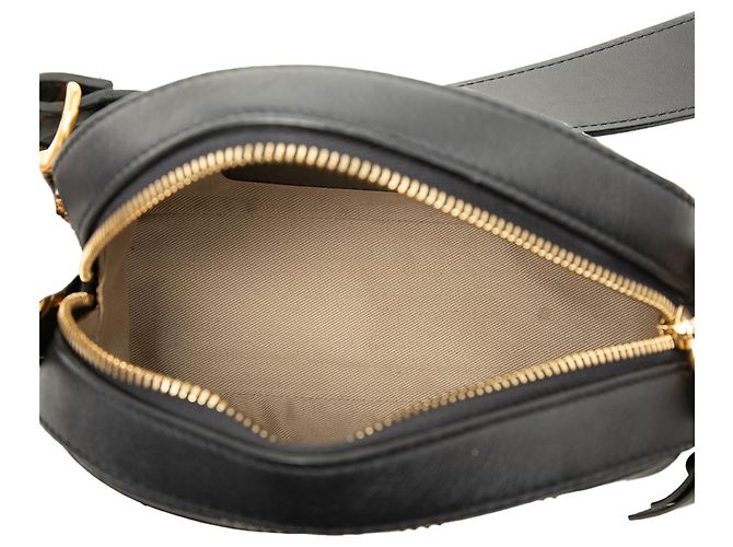 Chloé Borsa crossbody in vitello nero con borchie e ricami di piccoli cavalli - vista 4