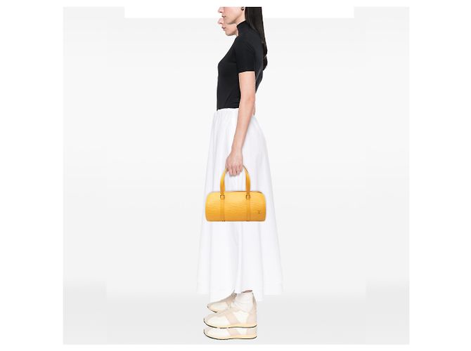 Louis Vuitton Yellow Epi Soufflot Gelb - Ansicht 6