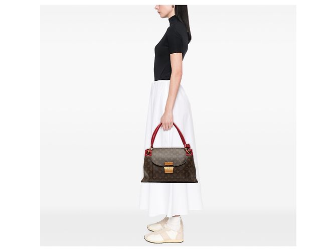 Louis Vuitton Brown Monogram Olympe MM Marron - vue 6