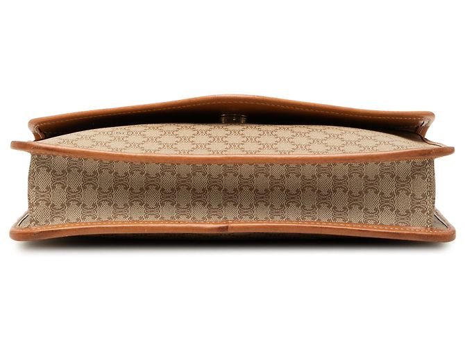 16 Céline Bolso bandolera Celine Beige Macadam Coated Canvas - vista 3