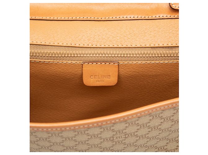 16 Céline Bolso bandolera Celine Beige Macadam Coated Canvas - vista 5
