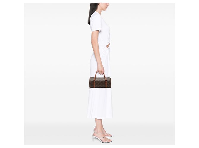 Louis Vuitton Brown Monogram Papillon 26 Marrom - vista 6