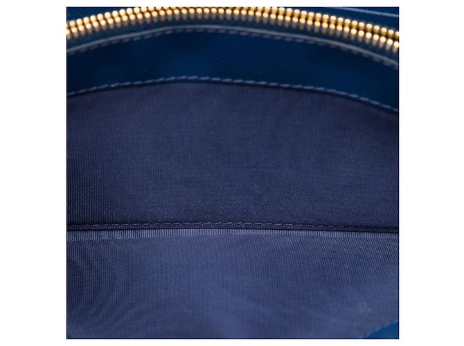 Carteira com Corrente Prada Blue Saffiano Azul - vista 4