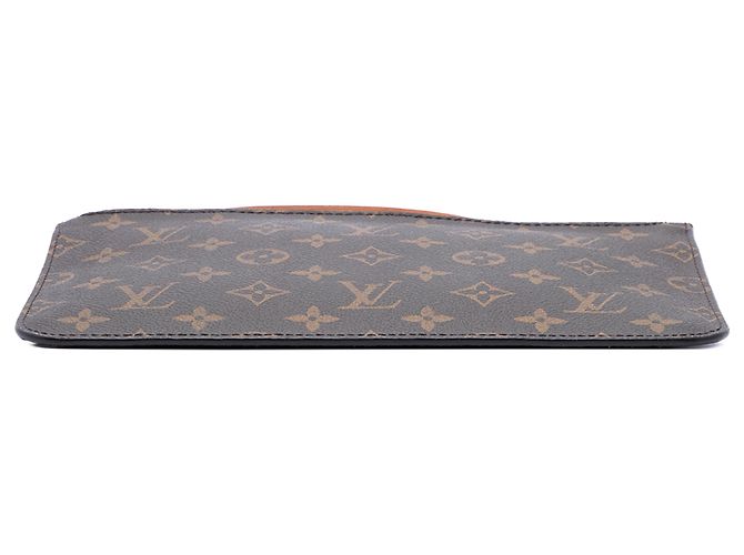 Bolsa Louis Vuitton Brown Monogram Neverfull MM Marrom - vista 3