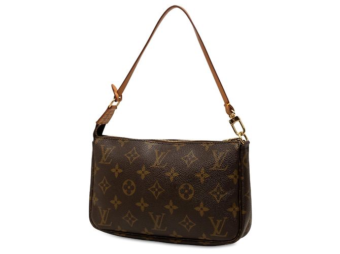 Louis Vuitton Brown Monogram Pochette Accessoires Marron - vue 2