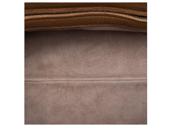 Borsa a tracolla con patta Intrecciato in pelle marrone Bottega Veneta - vista 4