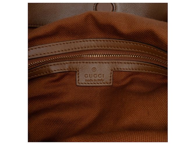 Gucci Brown Large GG Suede Horsebit Beatrix Hobo Braun - Ansicht 5