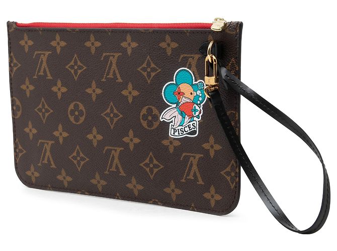 Bolso Louis Vuitton Brown Monogram Catogram Neverfull MM Castaño - vista 2