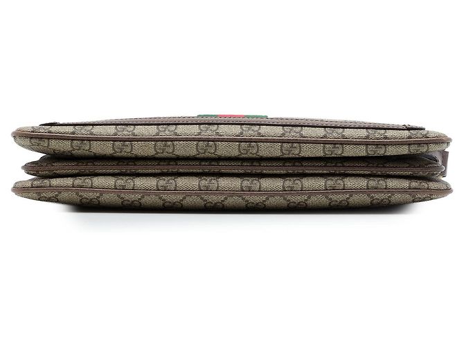 Gucci Beige GG Supreme Web Ophidia Crossbody - vista 3