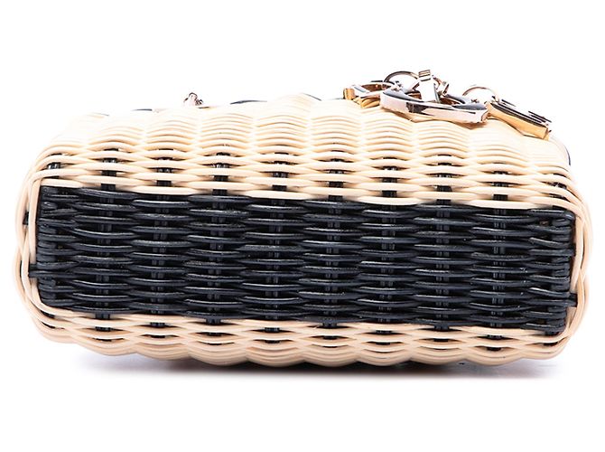 Autre Marque Dior Beige Micro Wicker Oblique Lady D Joy - vista 3