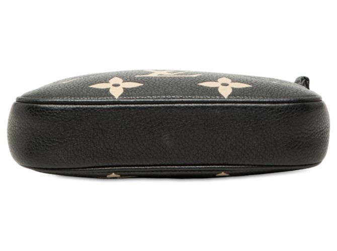 Louis Vuitton Black Bicolor Monogram Empreinte Mini Pochette Accessoires Noir - vue 3