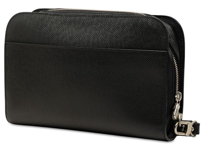 Louis Vuitton Black Taiga Pochette Baikal Schwarz - Ansicht 2