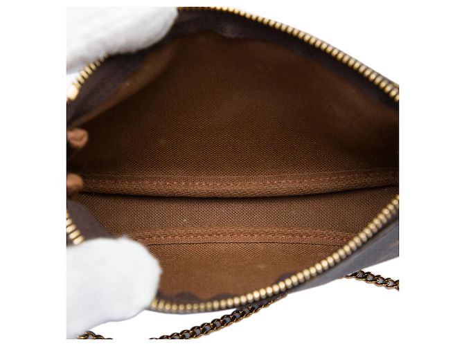 Louis Vuitton Brown Monogram Mini Pochette Accessoires Braun - Ansicht 4