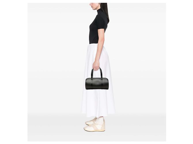 Louis Vuitton Black Epi Soufflot Preto - vista 6
