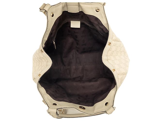 Bolso Tote Gucci Guccissima Sukey Medium Marrón Castaño Beige - vista 4