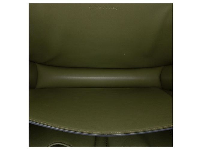 Céline Celine Green Medium Calfskin Classic Box Vert Vert olive - vue 4