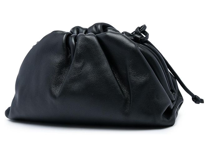 Bottega Veneta The Mini Pouch Crossbody in nappa nera Nero - vista 2