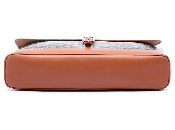 Borsetta Goyard Brown Goyardine Citadin Marrone - vista 3
