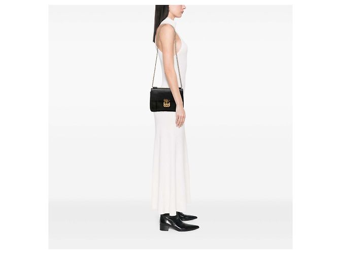 Chloé Elsie Crossbody aus Leder in Schwarz Medium - Ansicht 6