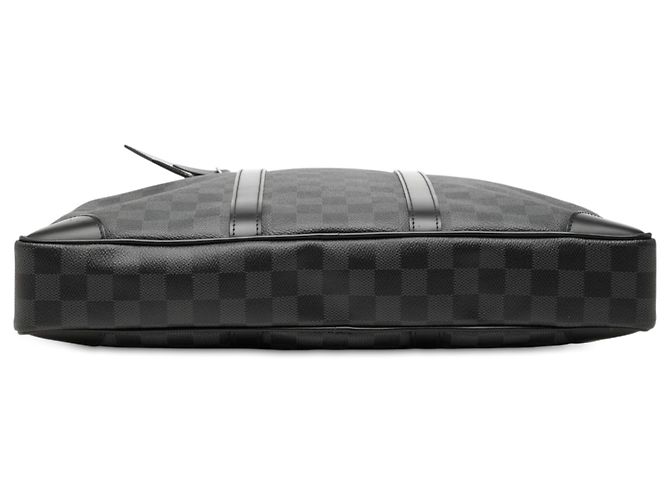 Louis Vuitton Black Damier Graphite Porte Documents Voyage PM Preto - vista 3