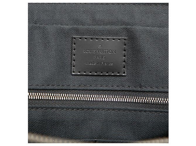 Louis Vuitton Black Damier Graphite Porte Documents Voyage PM Preto - vista 5