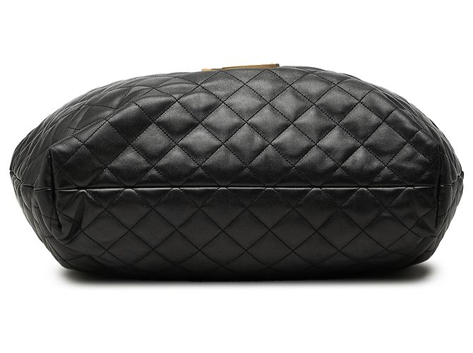 Autre Marque Saint Laurent Icare Shopping Tote aus gestepptem Lammleder in Schwarz Maxi - Ansicht 3