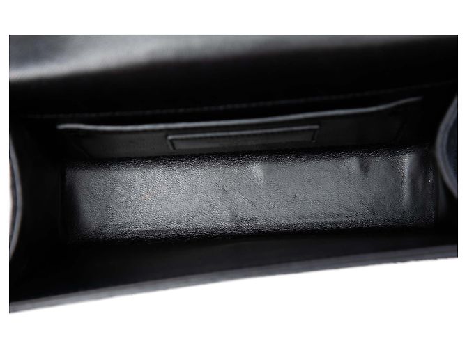 Autre Marque Saint Laurent Black Small Suede Monogram Kate Tassel Crossbody Nero - vista 4