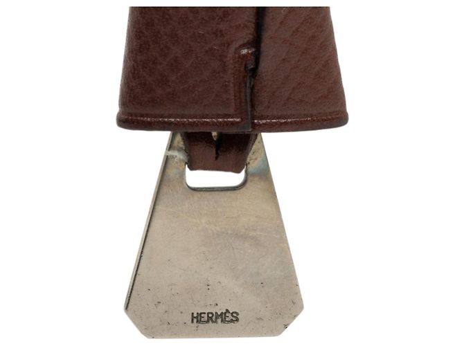 Hermès Brown Mini Epsom Clochette Dark brown - view 3