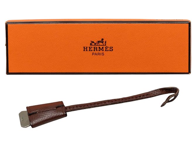 Hermès Brown Mini Epsom Clochette Dark brown - view 4