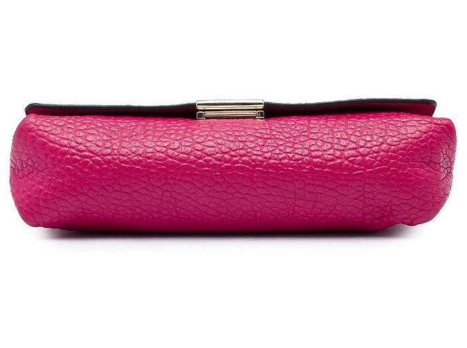 Burberry Pink Medium Grained Calfskin Mildenhall Crossbody Rosa - vista 3