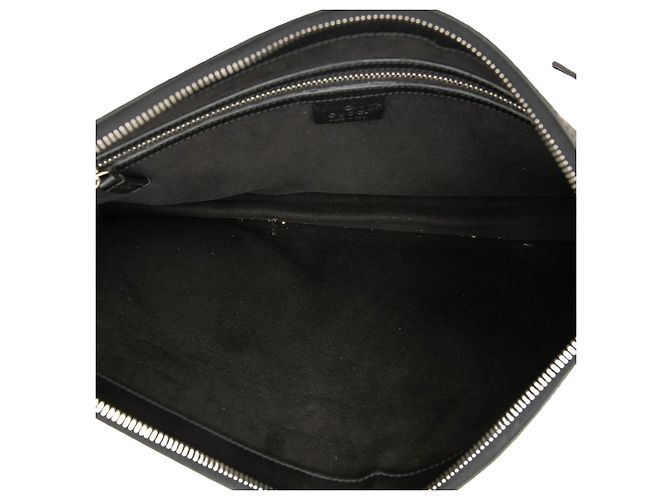 Clutch Gucci Beige GG Supreme Caleido Web Bee - vista 4