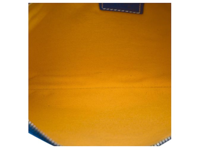 Goyard Blue Goyardine Senat MM Azul - vista 4