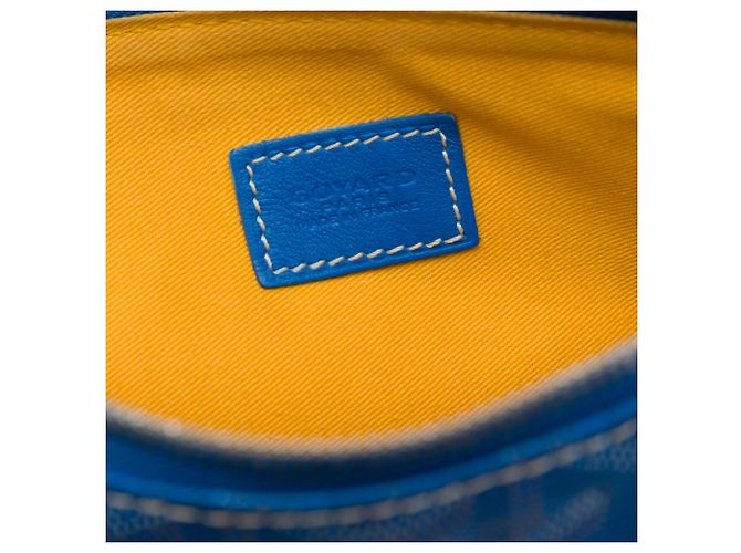 Goyard Blue Goyardine Senat MM Azul - vista 5