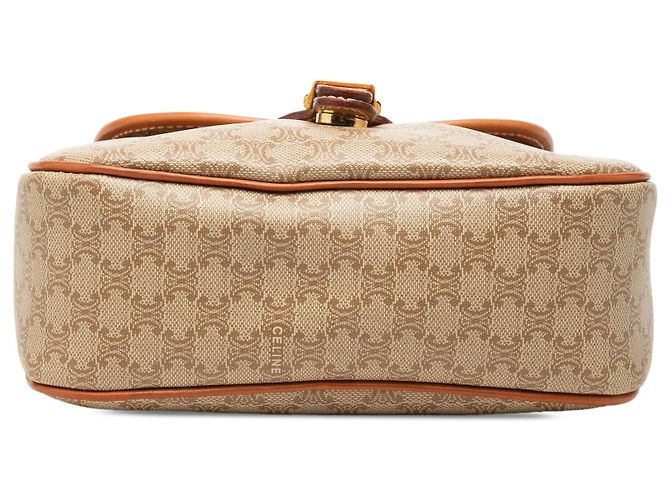 Céline Sac bandoulière Celine Beige Macadam Coated Canvas - vue 3