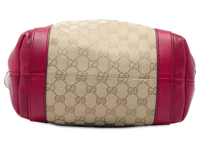 Bolso Tote Gucci Beige GG Canvas Twins - vista 3