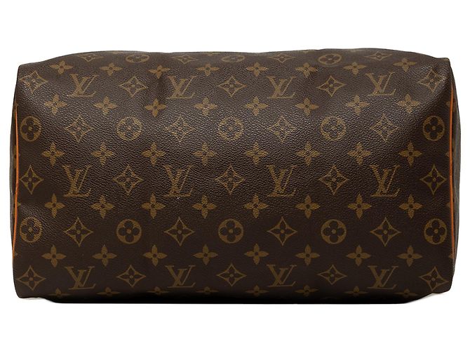 Louis Vuitton Brown Monogram Speedy 35 Marrone - vista 3