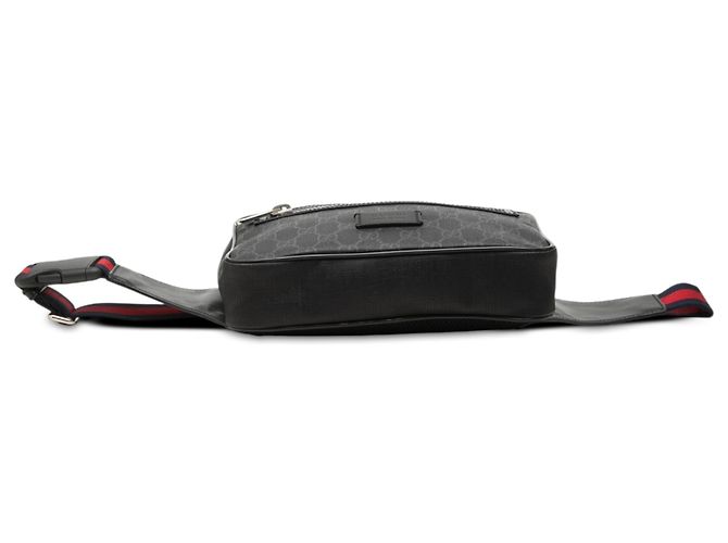 Gucci Black GG Supreme Web Gürteltasche Schwarz - Ansicht 3