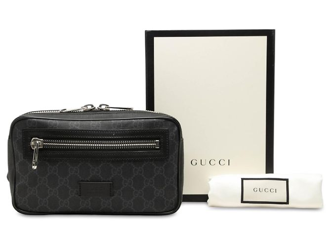 Gucci Black GG Supreme Web Gürteltasche Schwarz - Ansicht 7