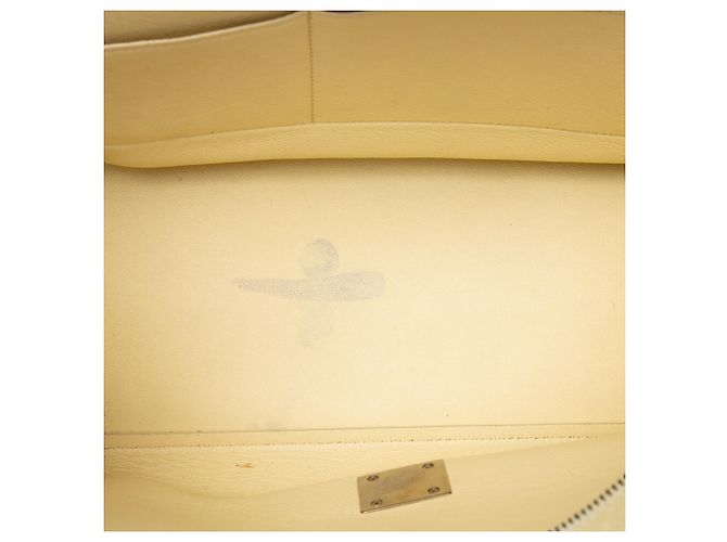 Céline Sac Trapeze Celine Medium Bicolor en cuir de veau et daim Marron Beige - vue 4